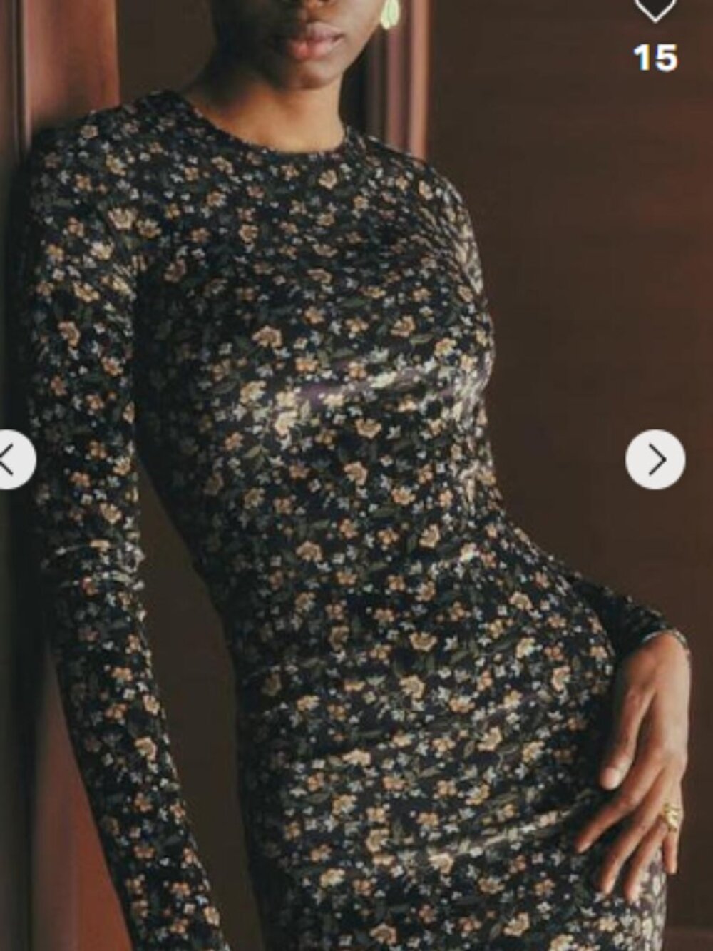 Sezane Themis Dress Silea Print - Size 6